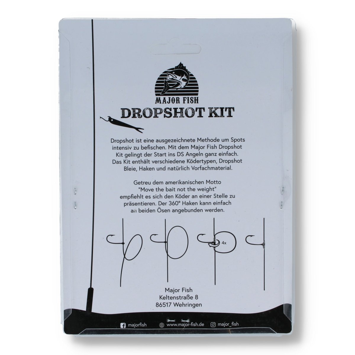 Major Fish Dropshot Kit Mix - Kunstköder