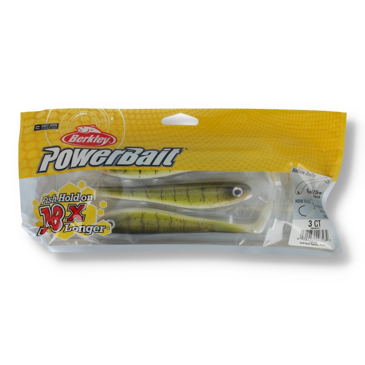 Berkley Hollow Belly 6" Perch - Kunstköder