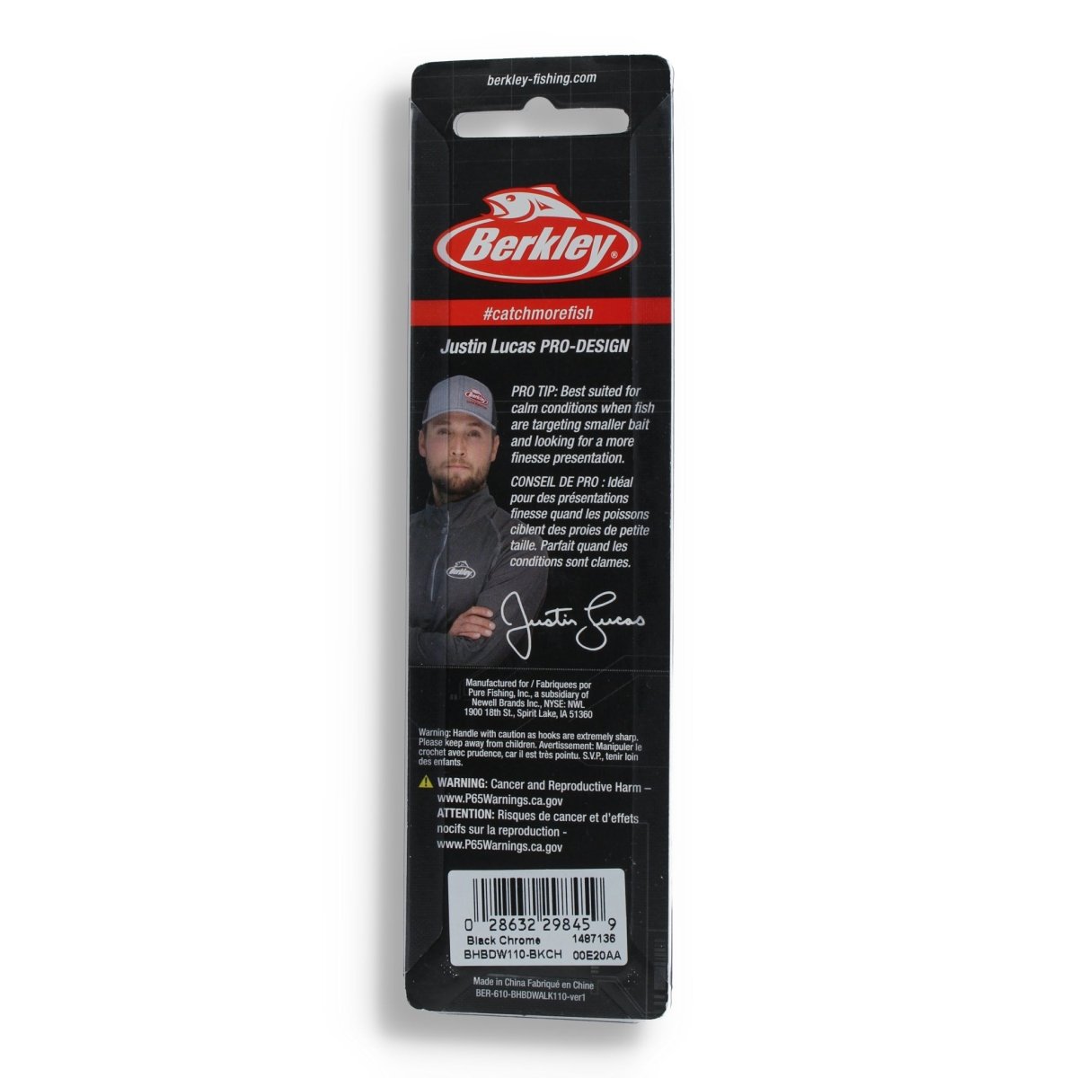 Berkley Drift Walker 4,3" Black Chrome - Kunstköder