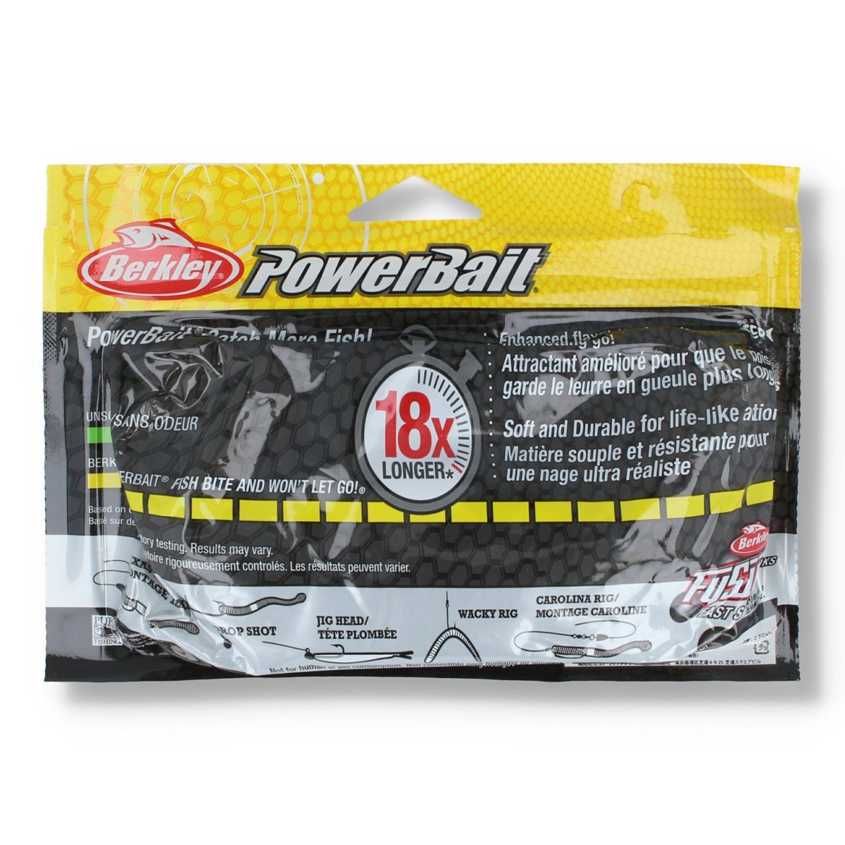 Berkley Crazy Legs Chigger Craw 4" Black Red Fleck - Kunstköder