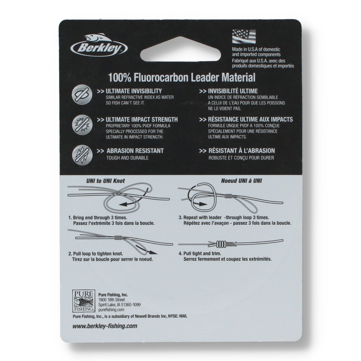 Berkley Trilene Fluorocarbon 25m 0.25mm - Haken & Zubehör