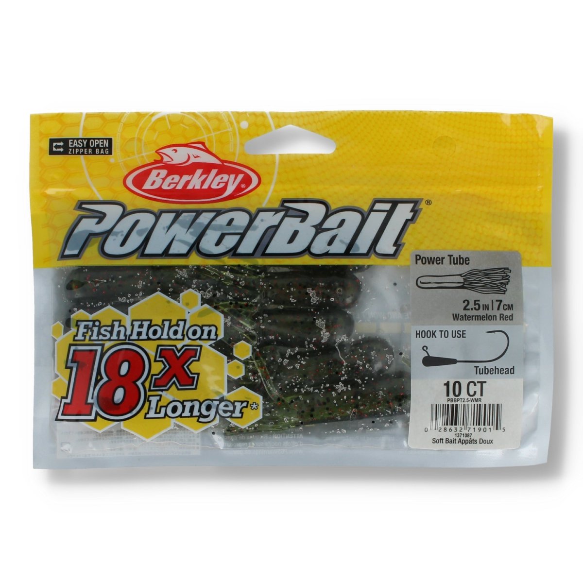 Berkley Power Tube 2,5" Watermelon Red - Kunstköder