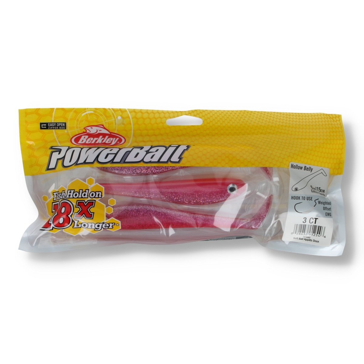 Berkley Hollow Belly 6" Cotton Candy - Kunstköder