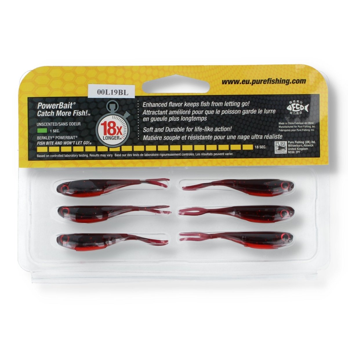 Berkley PowerBait Sneak Minnow 2" Motoroil - Kunstköder