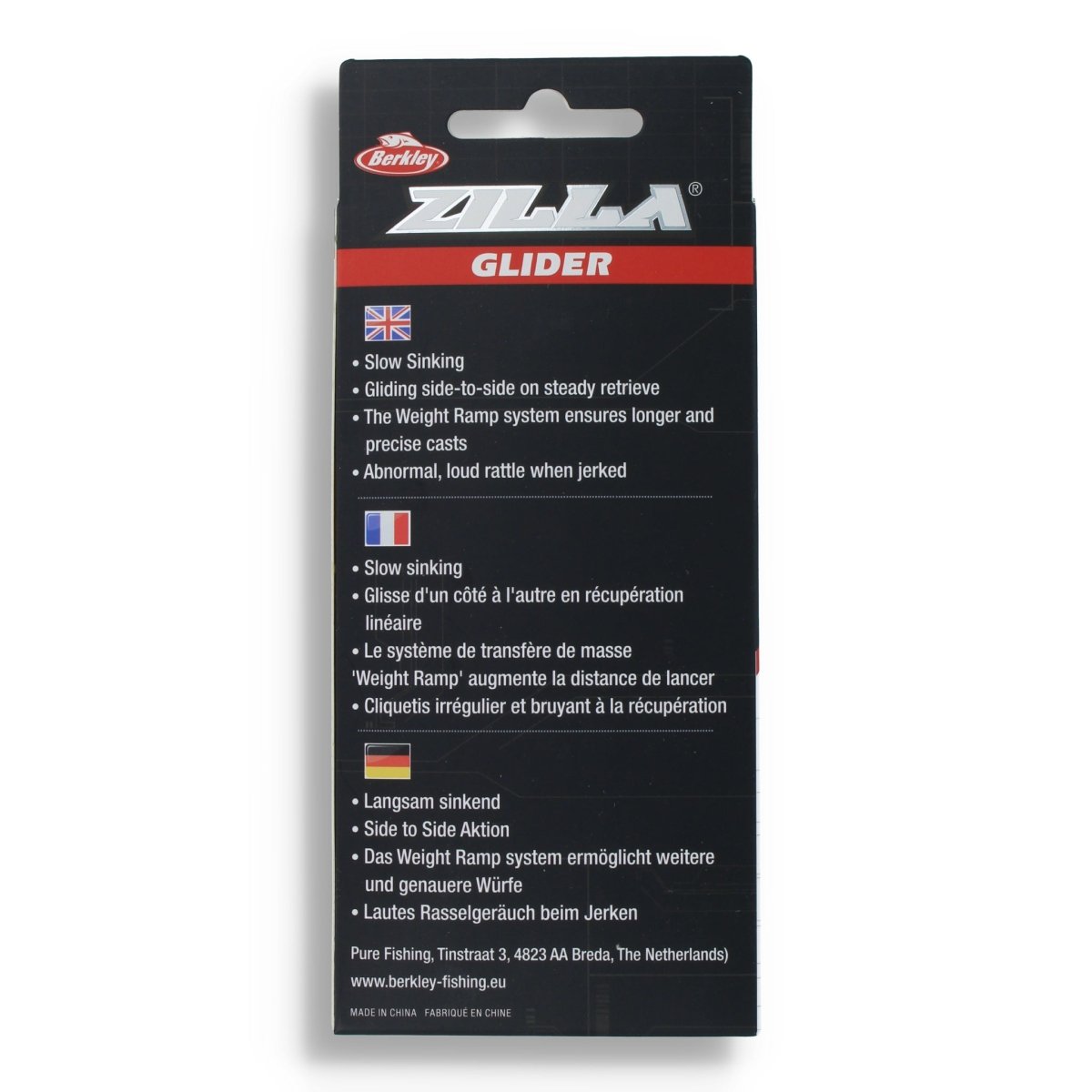 Berkley Zilla Glider 4" Ayu Green - Kunstköder