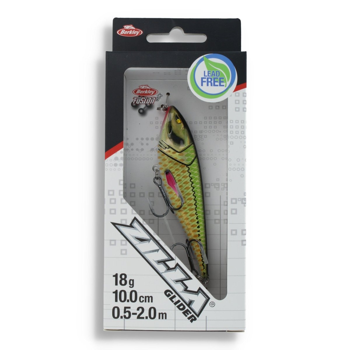 Berkley Zilla Glider 4" Ayu Green - Kunstköder