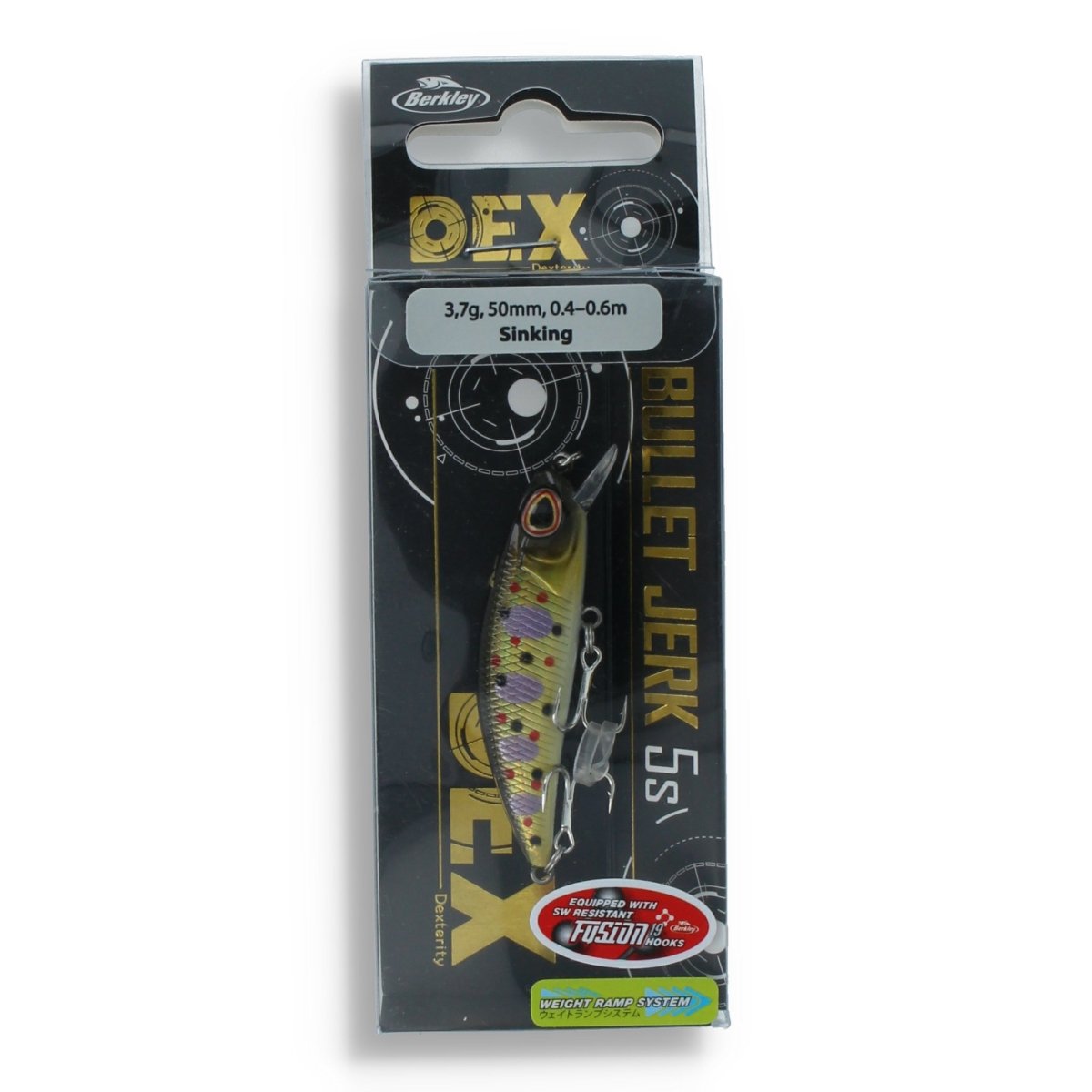 Berkley Dex Bullet Jerk 2" Brook Trout - Kunstköder