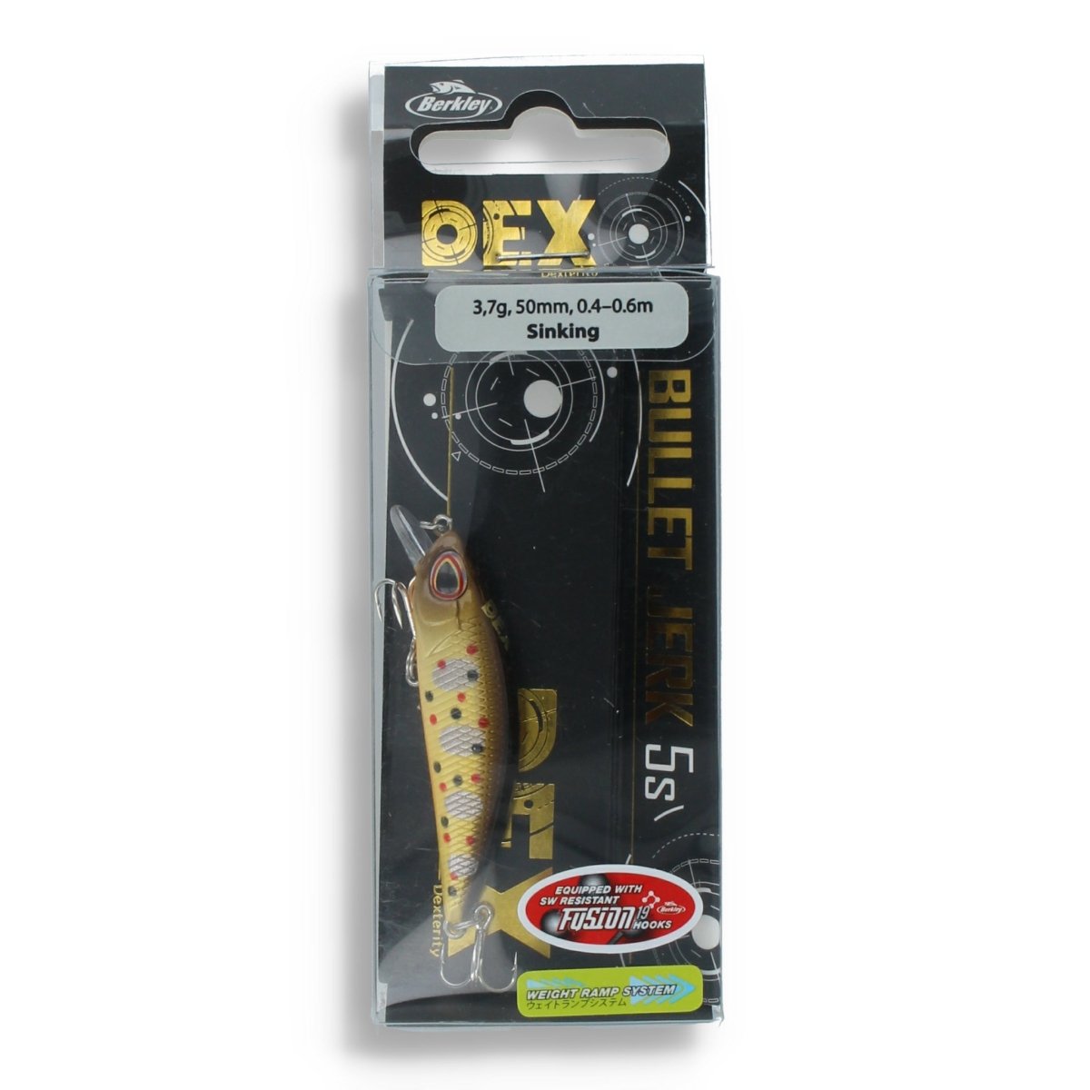 Berkley Dex Bullet Jerk 2" Brown Trout - Kunstköder