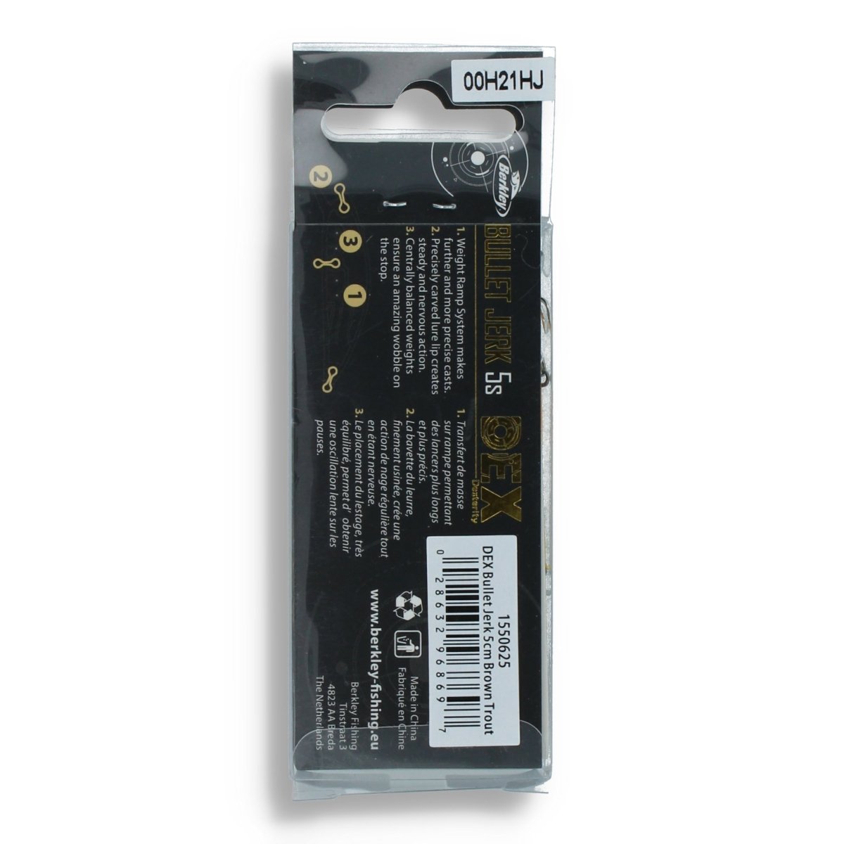 Berkley Dex Bullet Jerk 2" Brown Trout - Kunstköder