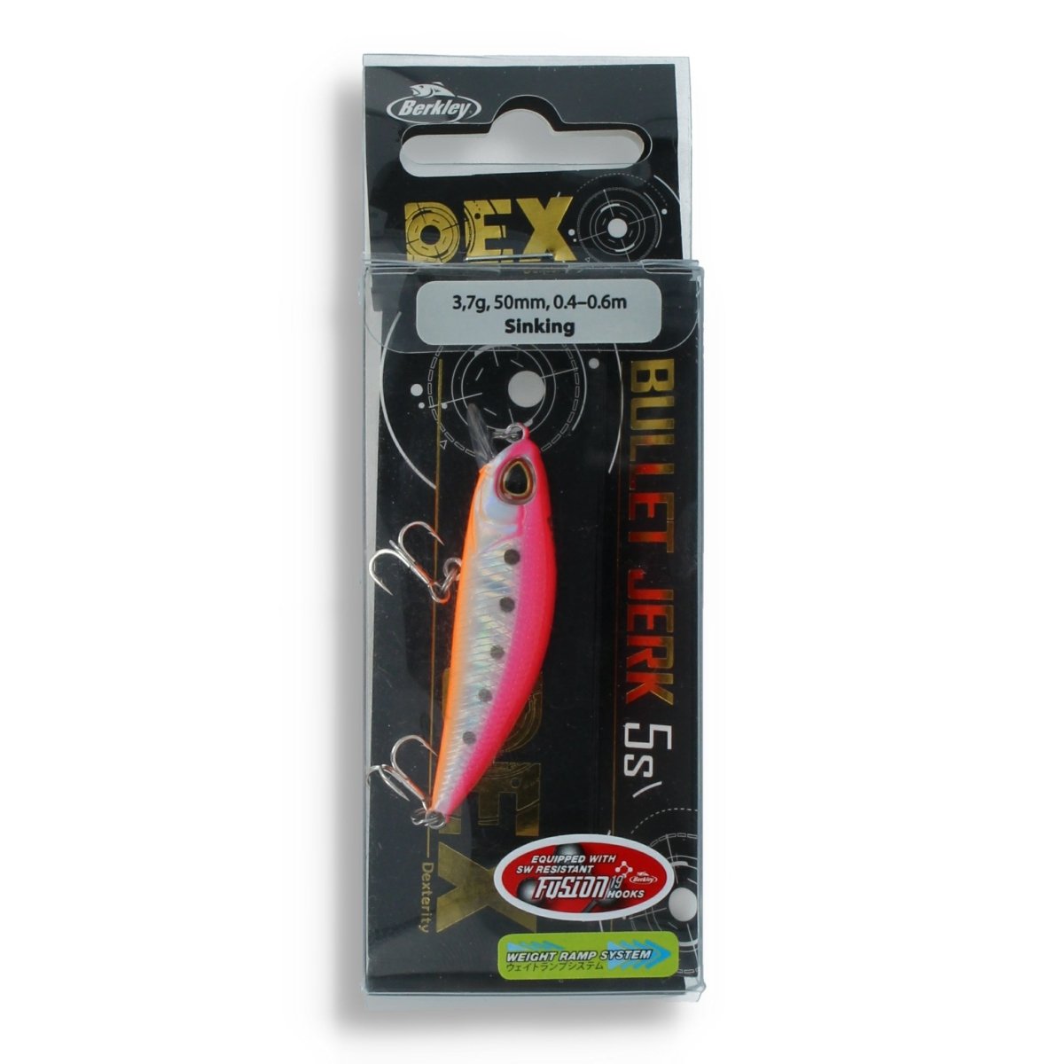 Berkley Dex Bullet Jerk 2" Pink Shrimp - Kunstköder