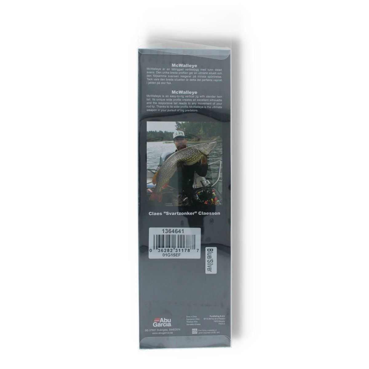 Abu Garcia Svartzonker McWalleye 9,8" Blue/Silver - Kunstköder