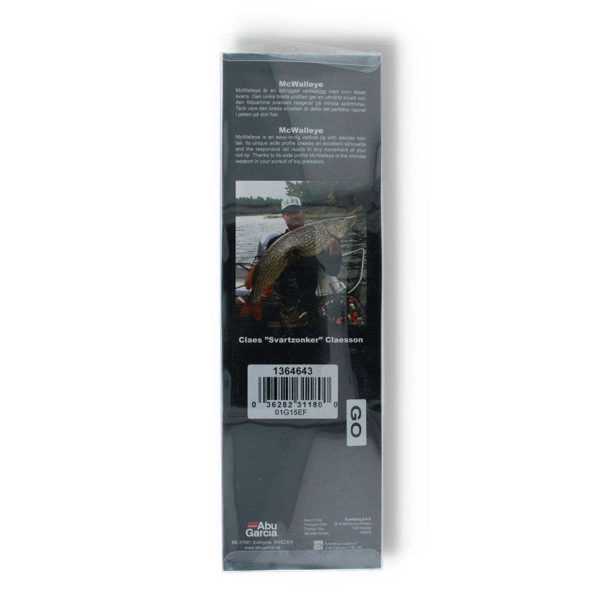 Abu Garcia Svartzonker McWalleye 9,8" GO - Kunstköder