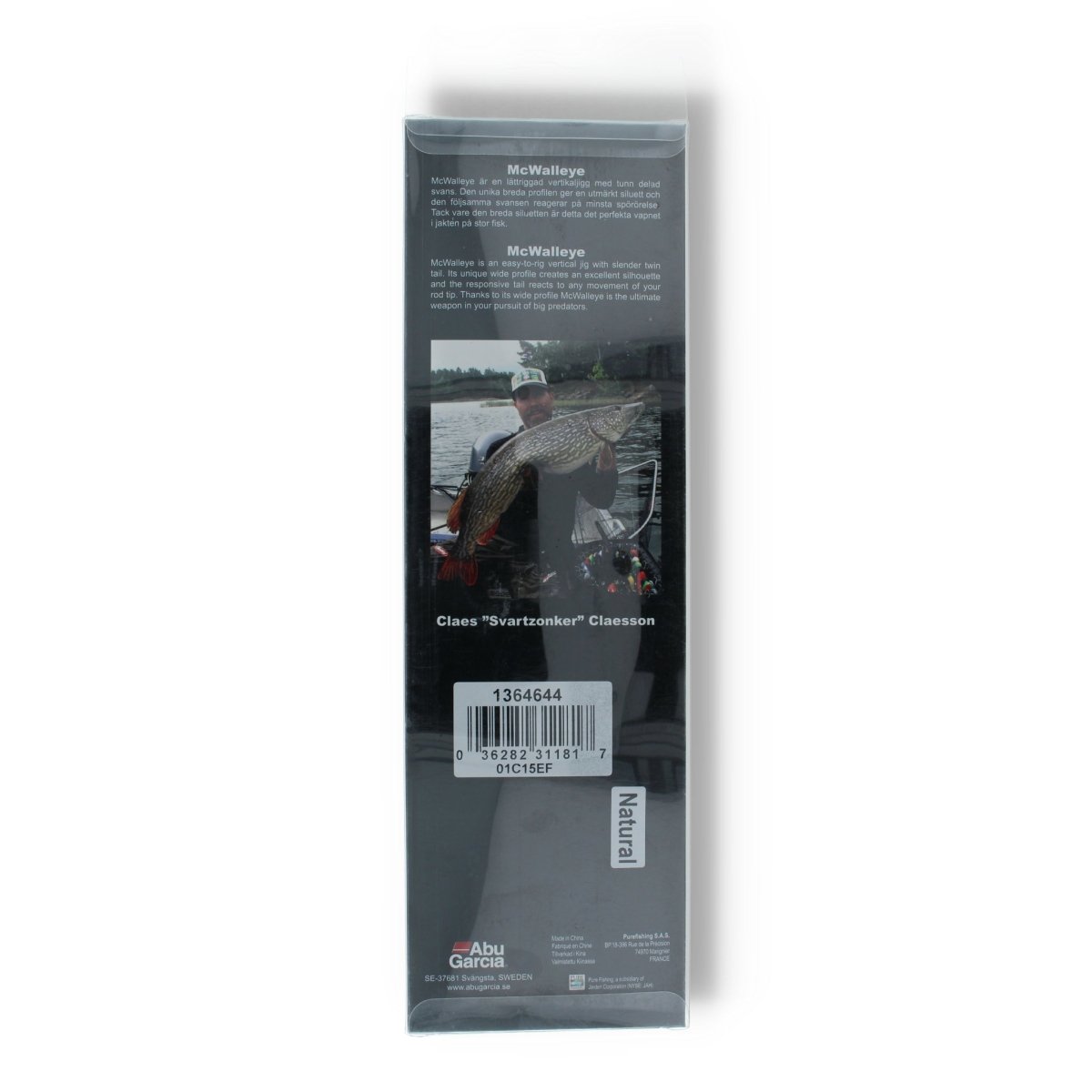 Abu Garcia Svartzonker McWalleye 9,8" Natural - Kunstköder