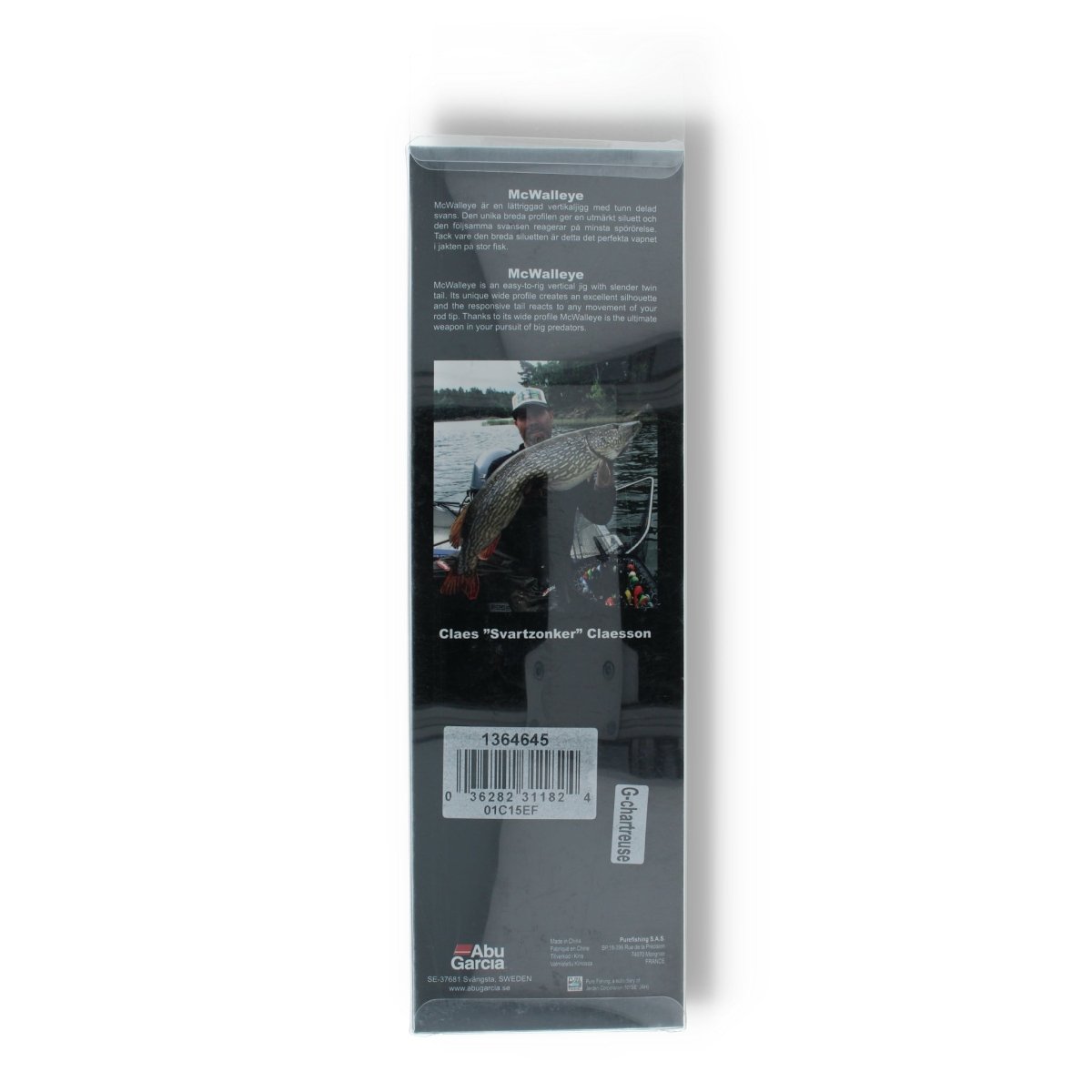 Abu Garcia Svartzonker McWalleye 9,8" G - Chartreuse - Kunstköder