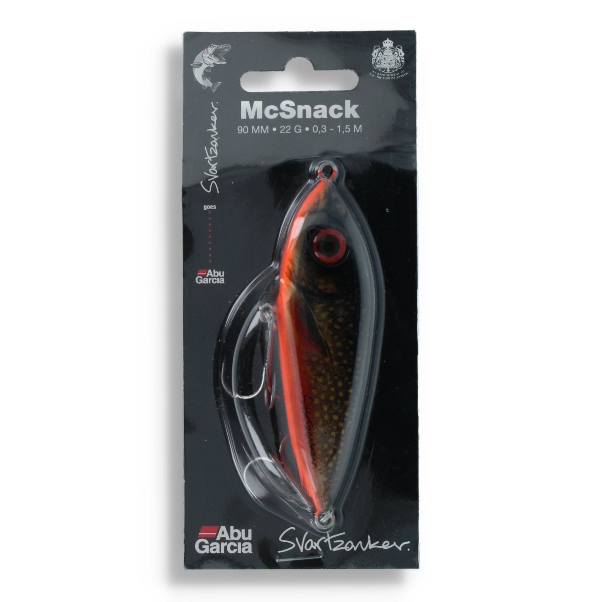Abu Garcia Svartzonker McSnack 3,5" Real Char - Kunstköder
