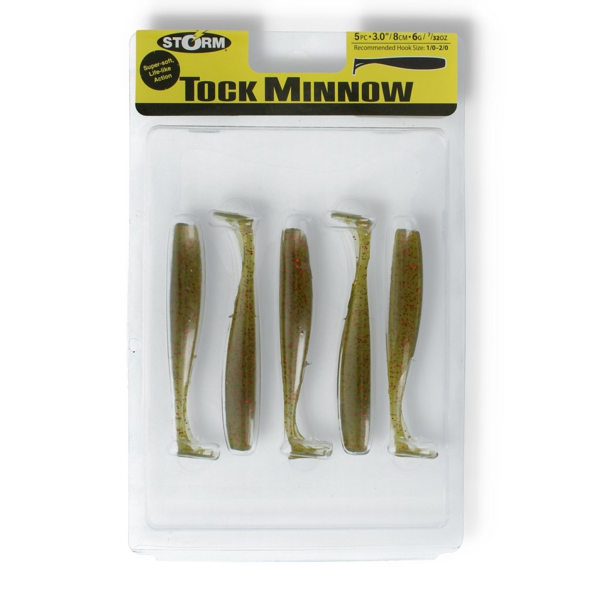 Storm Tock Minnow 3" Motor Oil - Kunstköder