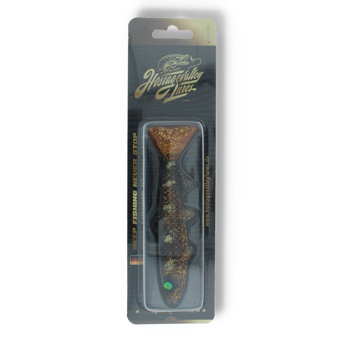 Hostagevalley Lures Troubletail 14cm (5,5") Spotted Bullhead - Kunstköder