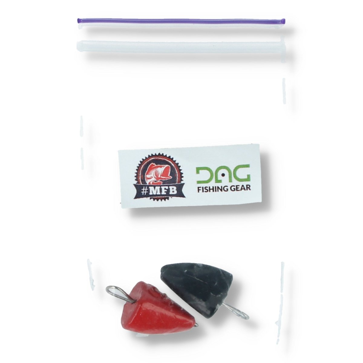 DAG Fishing Gear Cheburashka Bullet Active 12g Red / Black 12g - Haken & Zubehör