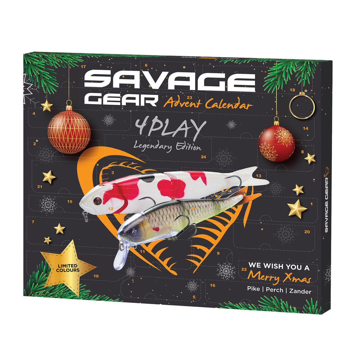 Savage Gear 4Play Adventskalender 2026 – 24 Raubfischköder