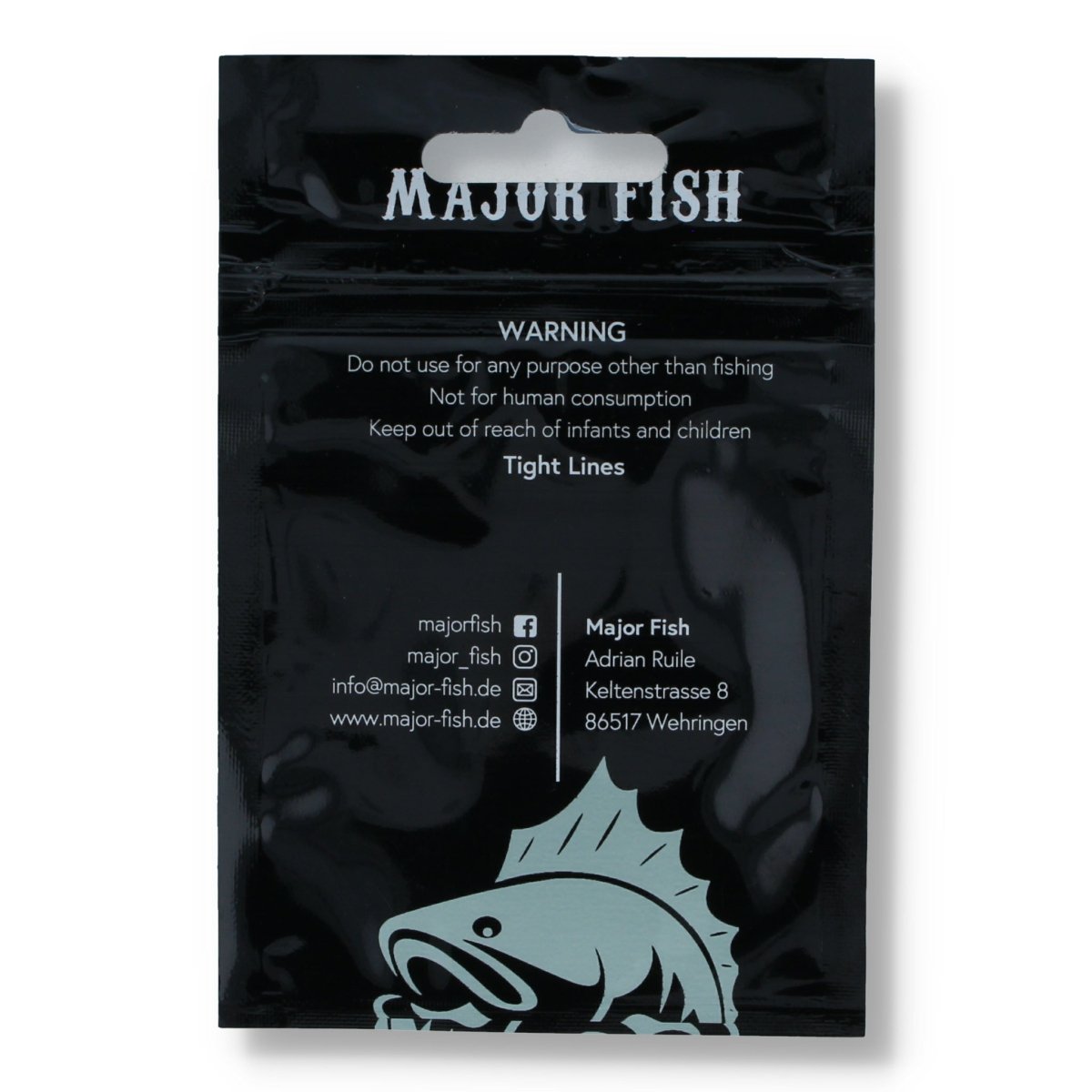 Major Fish Fluorocarbon Fast Snap Perch Leader 20cm 0.25mm - Haken & Zubehör