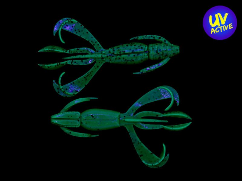 Keitech Crazy Flapper 2,4" (6,2cm) Tasty Motoroil - Kunstköder