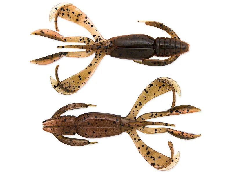 Keitech Crazy Flapper 2,8" (7,1cm) Green Pumpkin Fire - Kunstköder