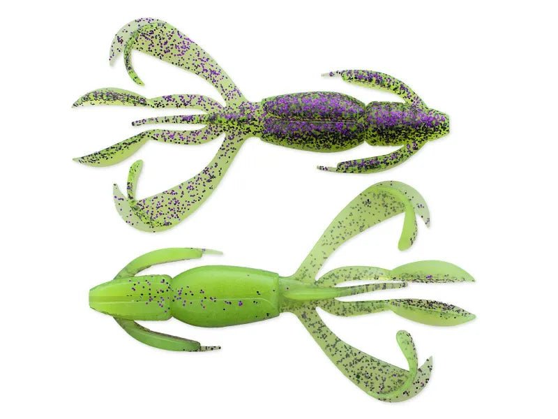 Keitech Crazy Flapper 2,4" (6,2cm) Purple Chartreuse (BA - Edition) - Kunstköder