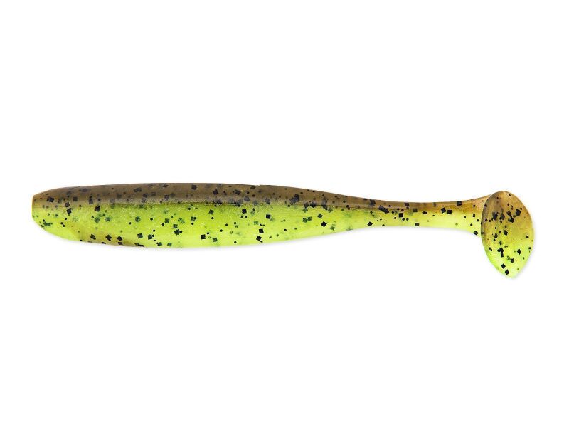 Keitech Easy Shiner 3" (7,5cm) Green Pumpkin / Chartreuse - Kunstköder