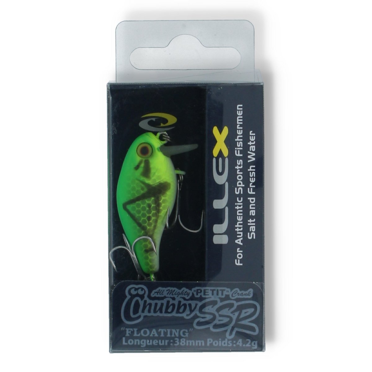 Illex Chubby SSR 1,5" Grasshopper - Kunstköder