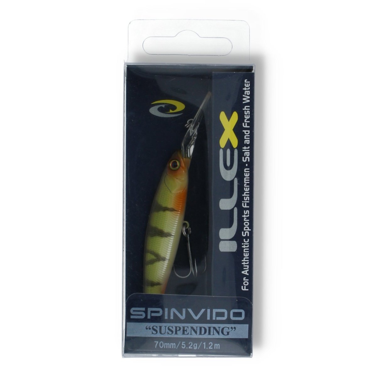 Illex Spinvido 2,8" Perch - Kunstköder