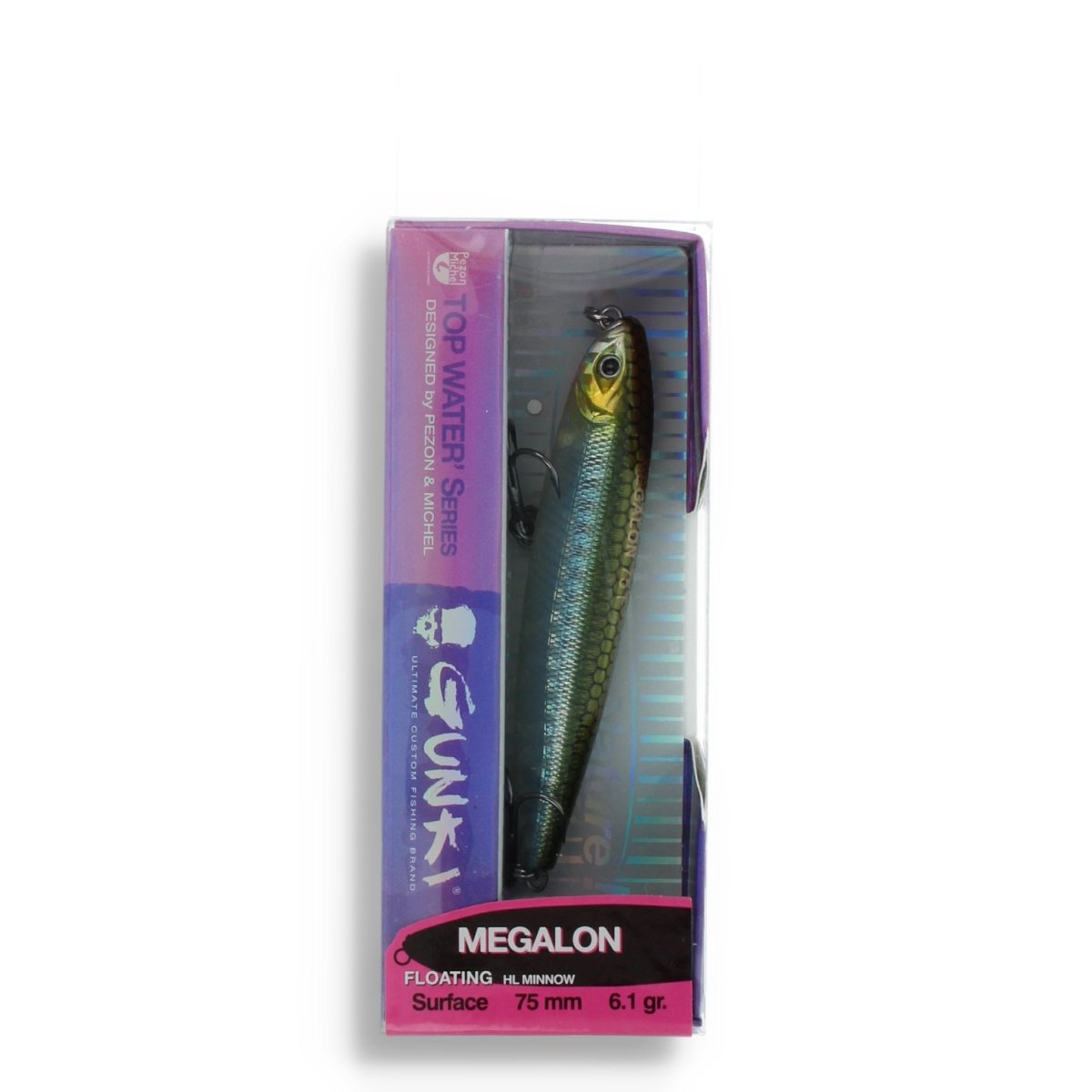 Gunki Megalon 75F HL Minnow - Kunstköder