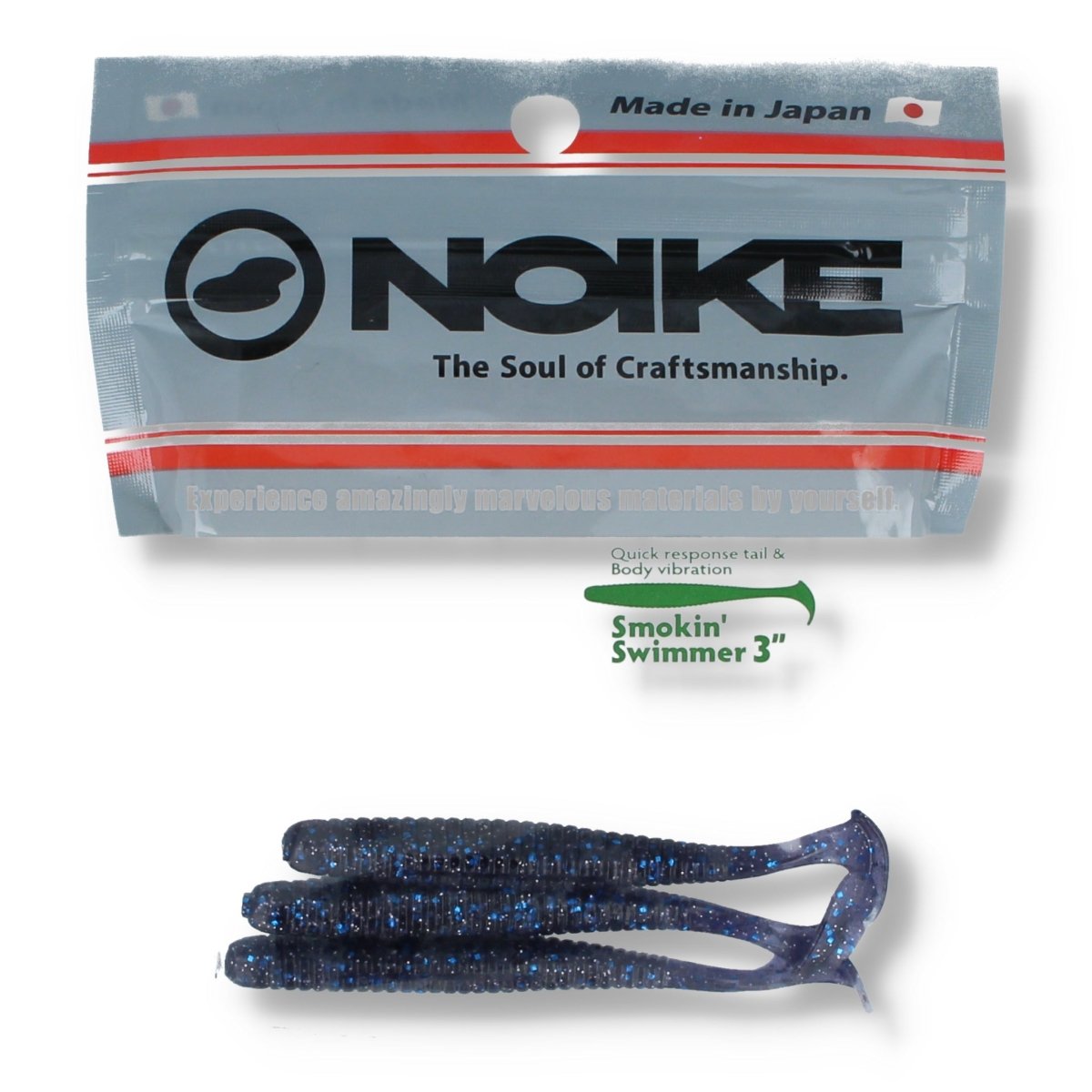 Noike Smokin Swimmer 3" Blue - Kunstköder