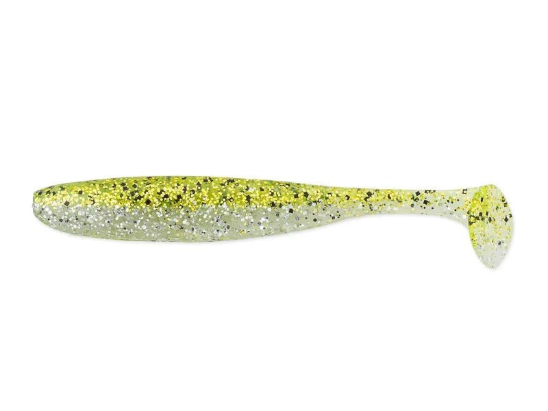 Keitech Easy Shiner 4" (10cm) Chartreuse Ice Shad - Kunstköder