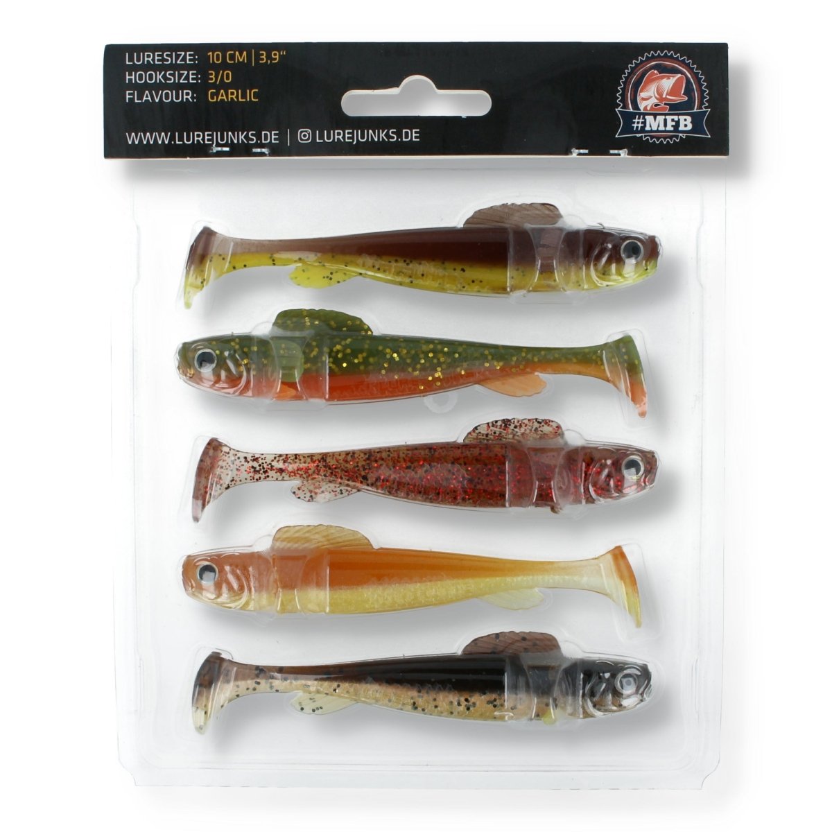 Lurejunks Finisher Mix 4" Mix - Kunstköder