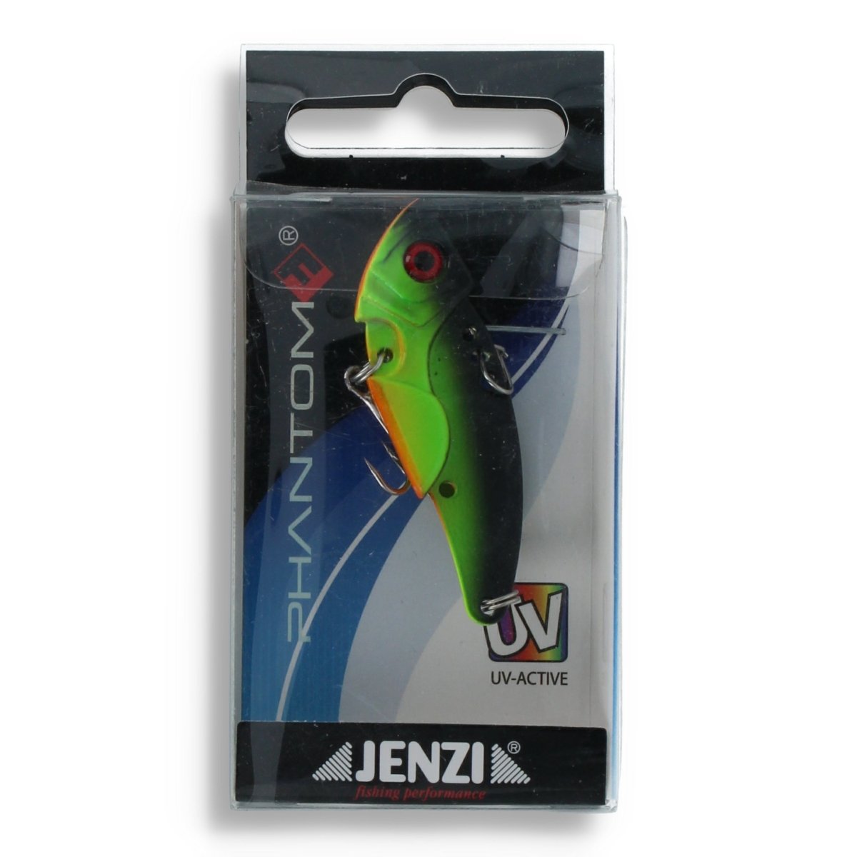 Jenzi Phantom F Spinner Jig 14g UV Firetiger - Kunstköder