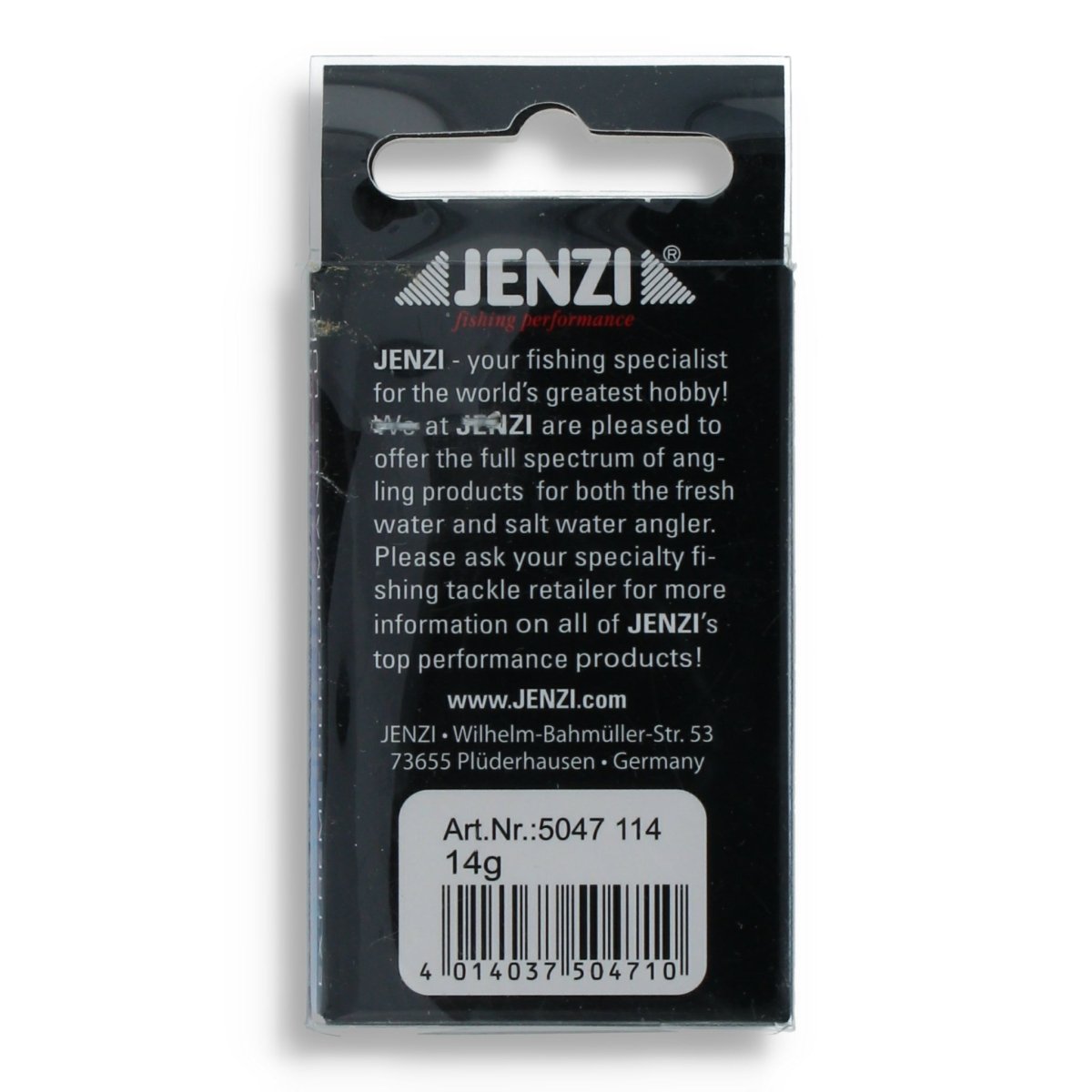 Jenzi Phantom F Spinner Jig 14g UV Firetiger - Kunstköder