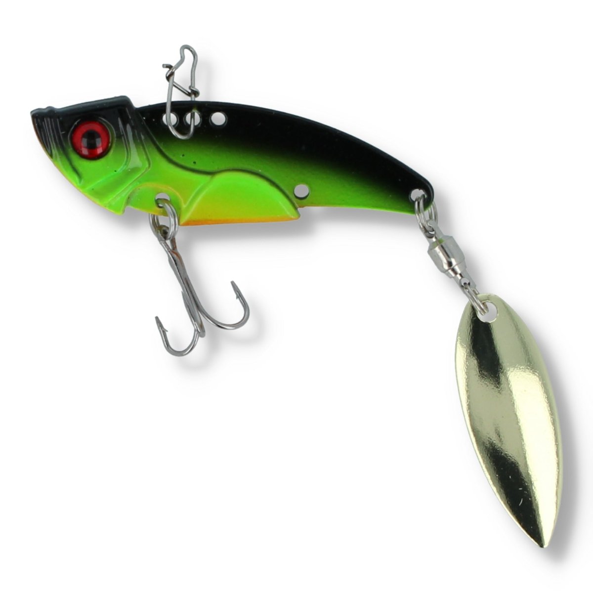 Jenzi Phantom F Spinner Jig 14g UV Firetiger - Kunstköder