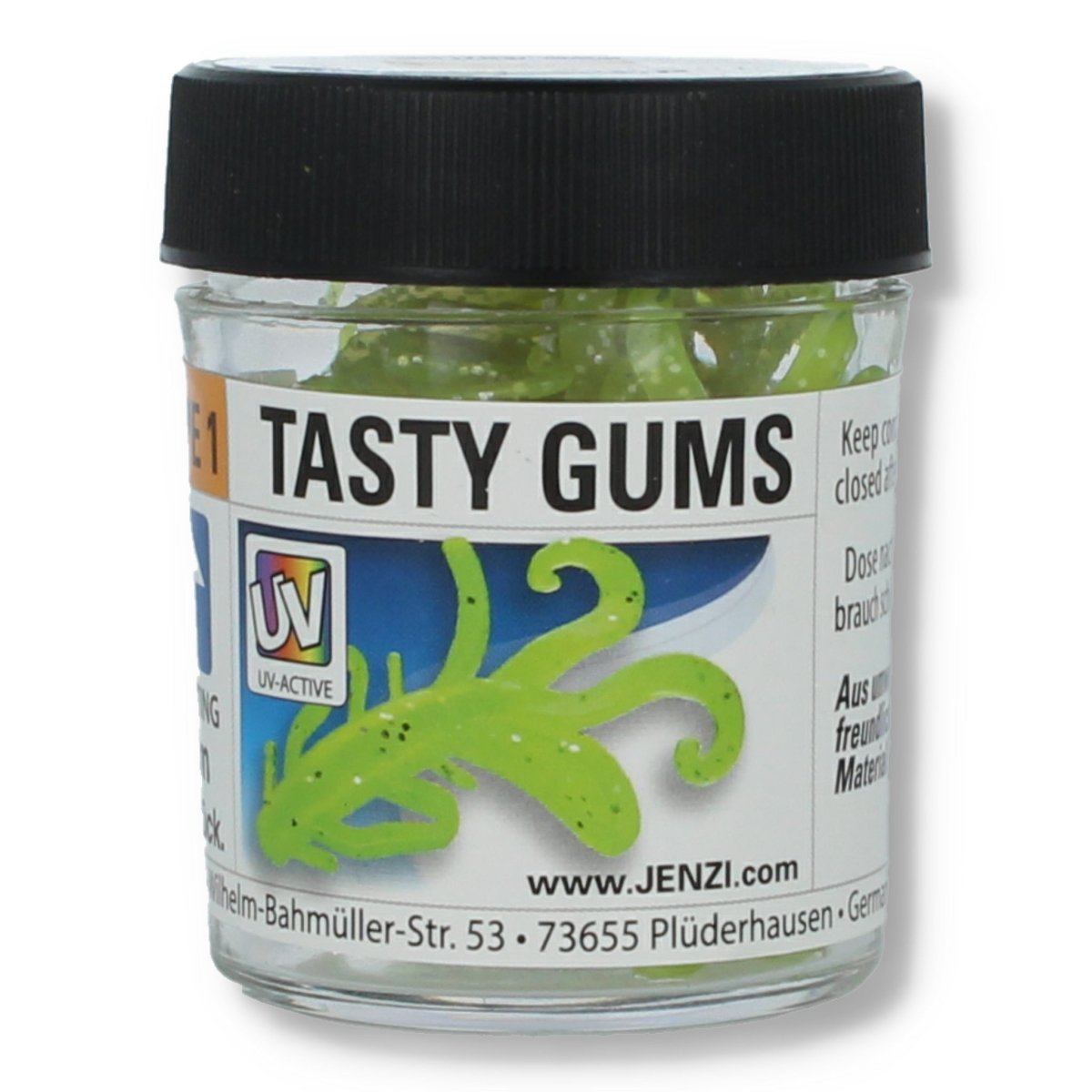 Jenzi Tasty Gums 1,5" Neon - Kunstköder