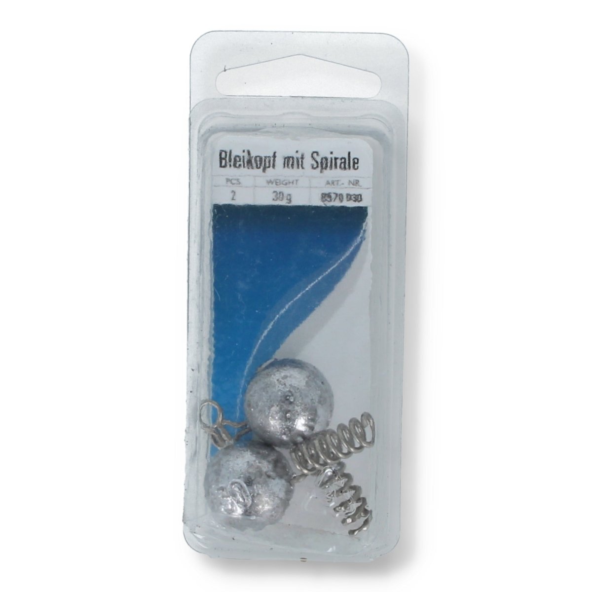 Jenzi Bleikopf mit Spirale 30g - Haken & Zubehör