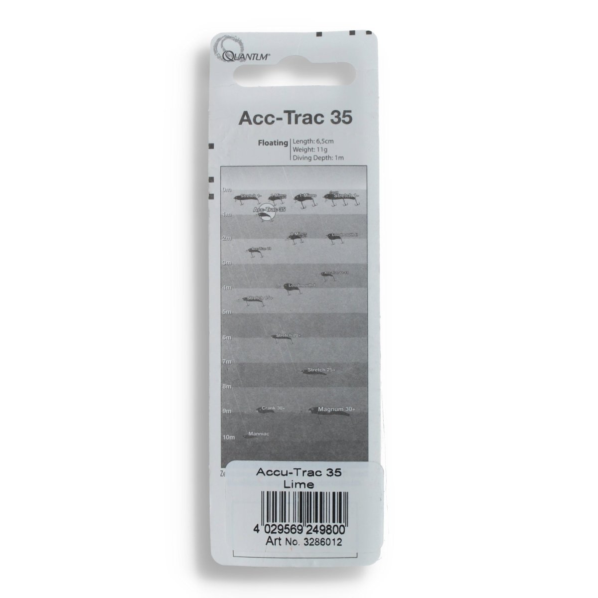 Quantum Acc - Trac 35 2,6" Lime - Kunstköder