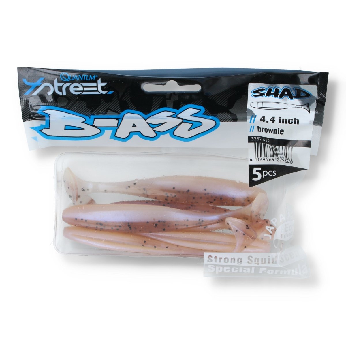 Quantum 4Street B - Ass Shad 4,4" Brownie - Kunstköder