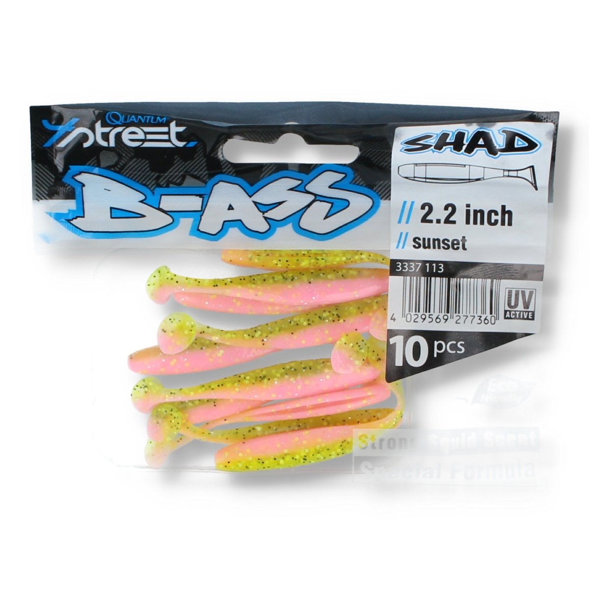 Quantum 4Street B - Ass Shad 2,2" Sunset - Kunstköder