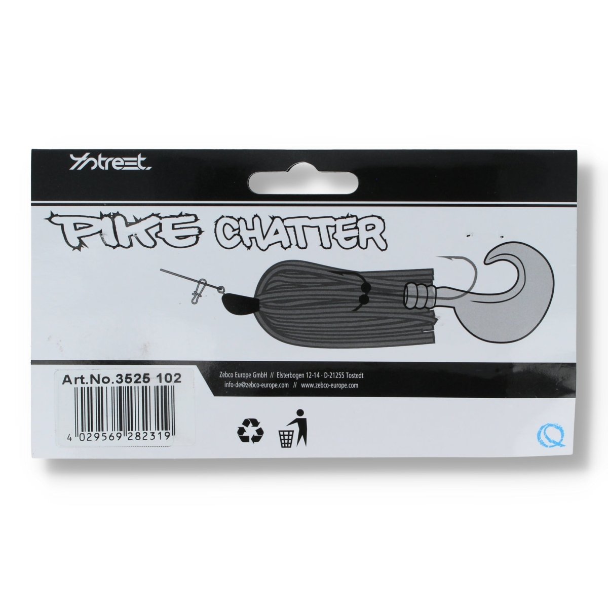 Quantum 4Street Pike Chatter 16g Black Sun 16g 5/0 - Kunstköder