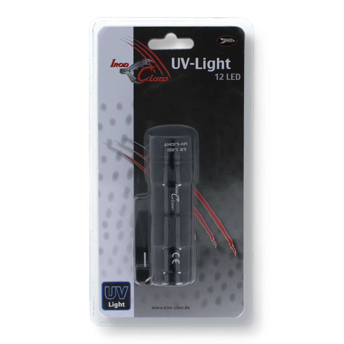Iron Claw UV Light 12LED Schwarz - Haken & Zubehör