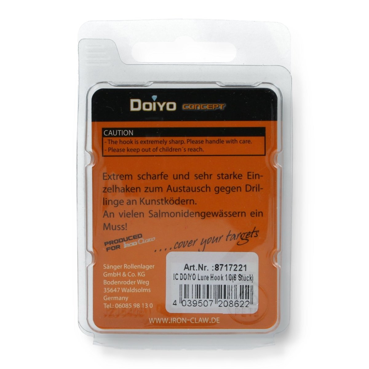 Doiyo Concept Lure Hook 1/0 - Haken & Zubehör