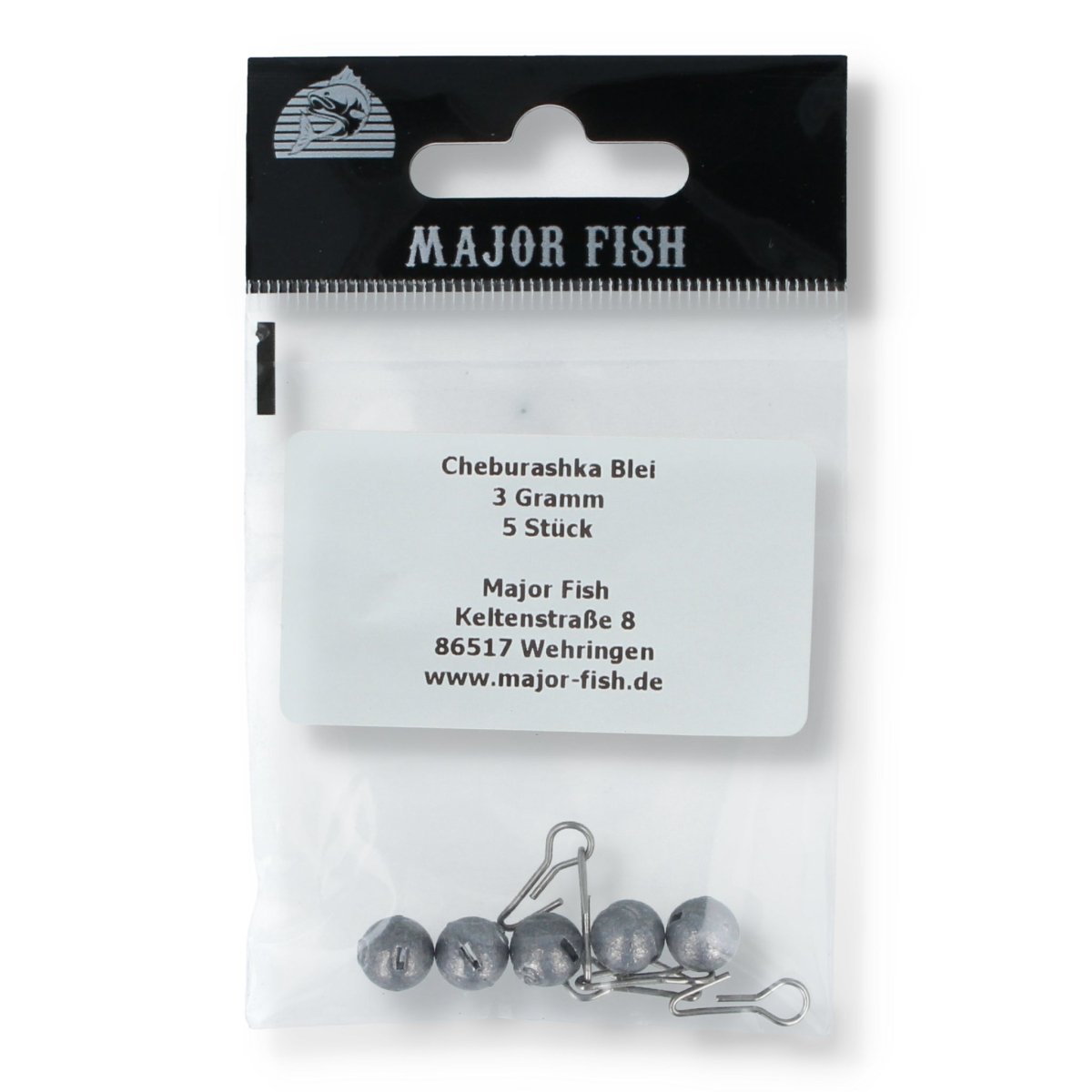 Major Fish Cheburashka Blei 3g - Haken & Zubehör