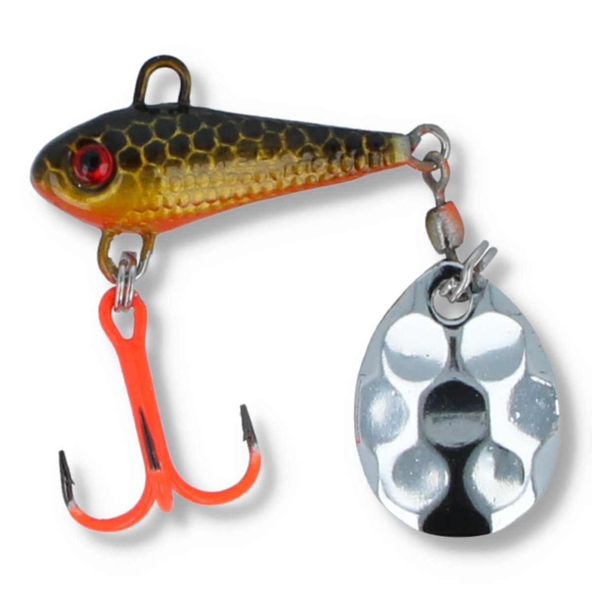 Seika Pro Musashi Slim Spinner 8g Blood Roach (8g) - Kunstköder