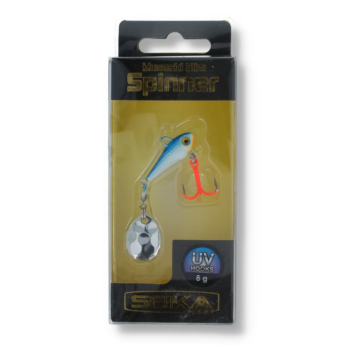 Seika Pro Musashi Slim Spinner 8g Flashing Leak (8g) - Kunstköder