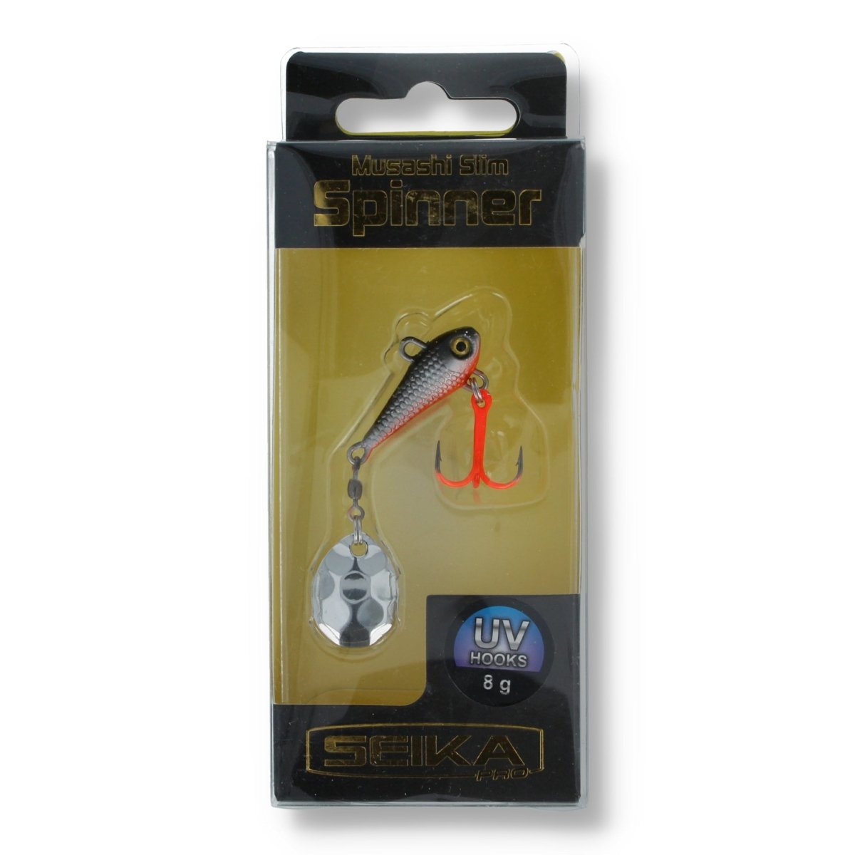 Seika Pro Musashi Slim Spinner 8g Hot Goby (8g) - Kunstköder