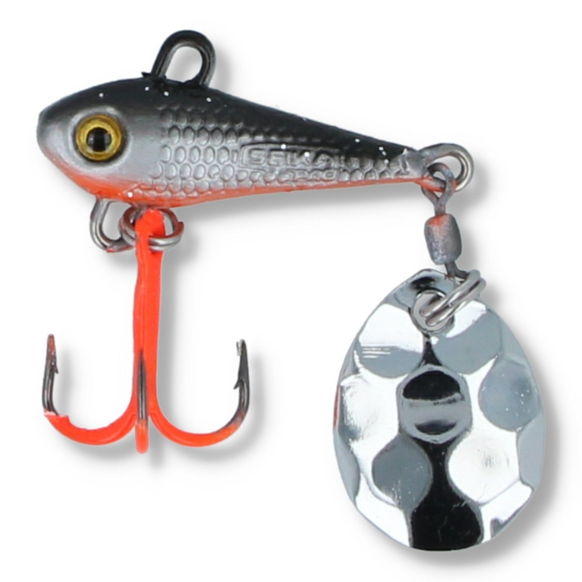 Seika Pro Musashi Slim Spinner 8g Hot Goby (8g) - Kunstköder